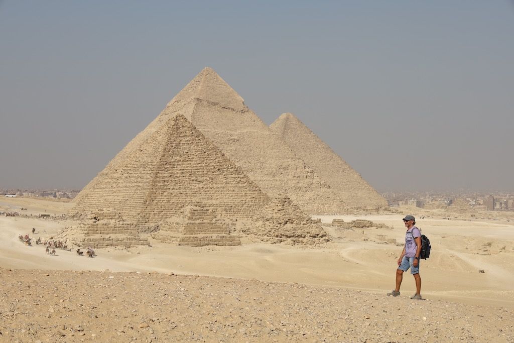 mejor mirador piramides alineadas giza cairo