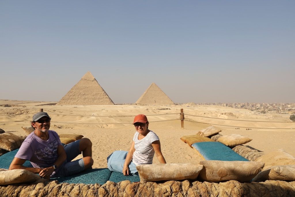 mejor mirador piramides giza cairo