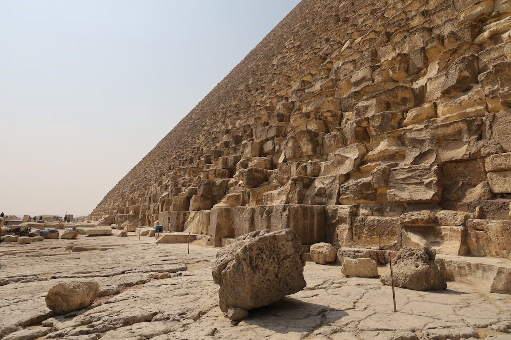 Pirámide de Keops en Giza El Cairo