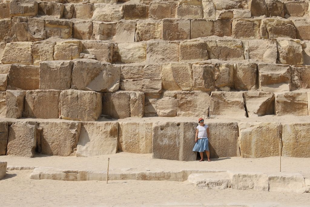 Pirámide de Keops en Giza El Cairo