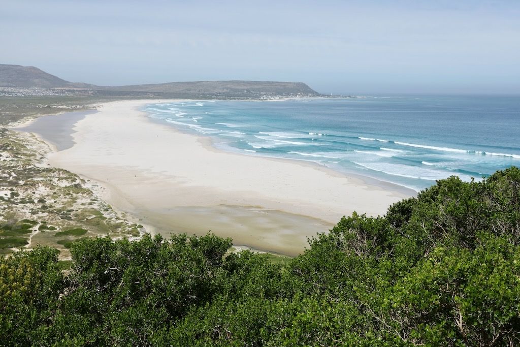 Noordhoek beach peninsula del cabo ruta