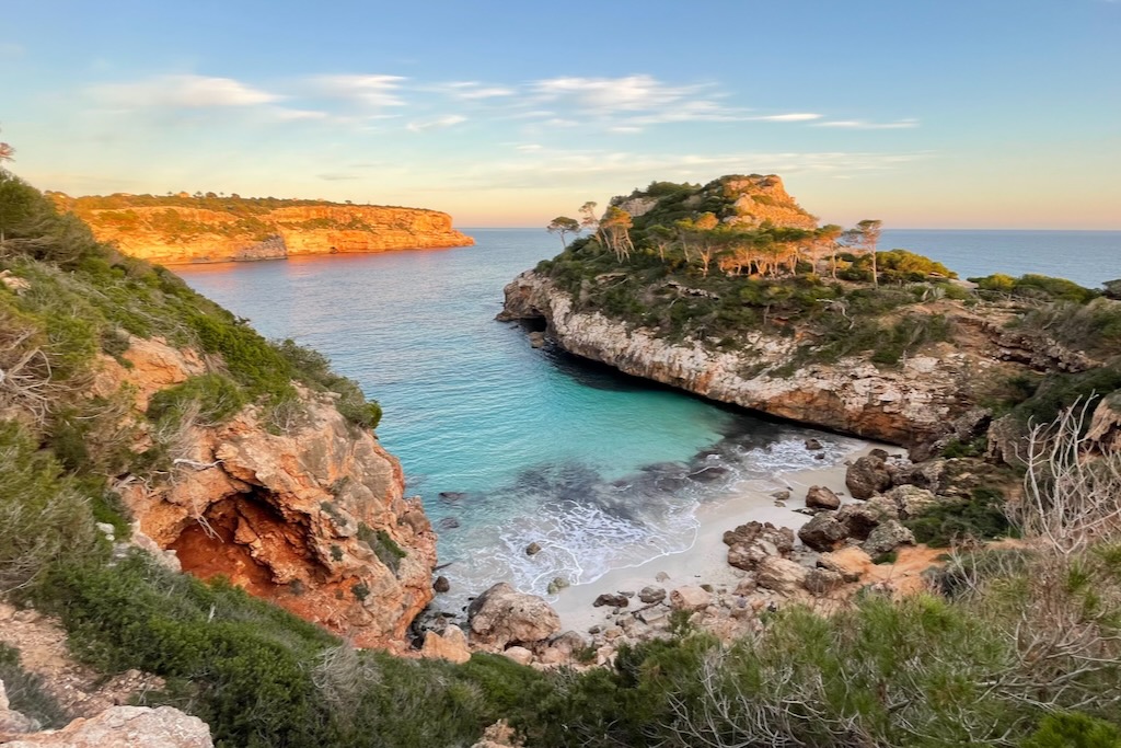Cala dos moros en mallorca
