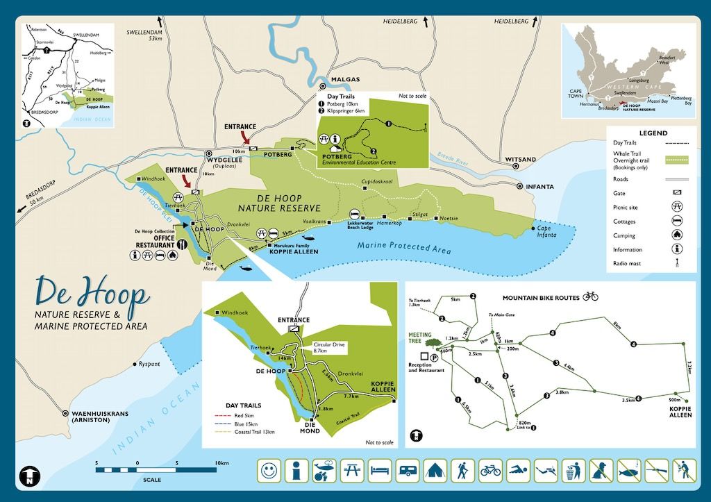 Mapa De Hoop puerta de acceso reserva