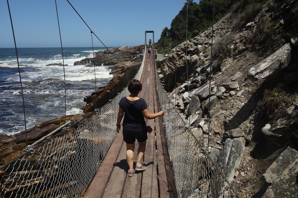 Mouth Trail sendero puentes colgantes Tsitsikamma