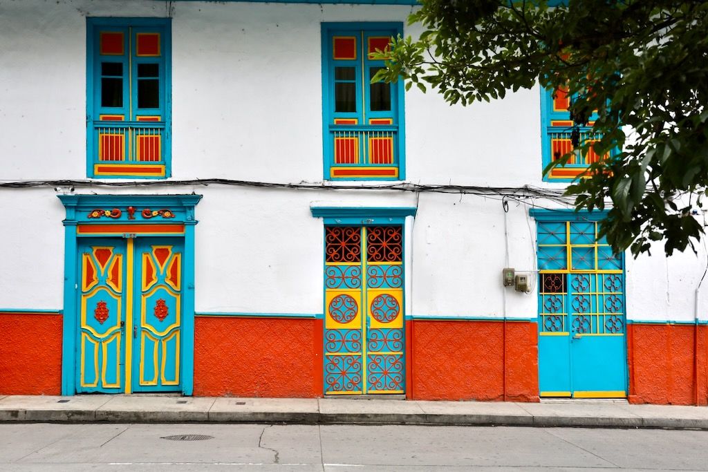 Salamina (Caldas) casas colores tipicas