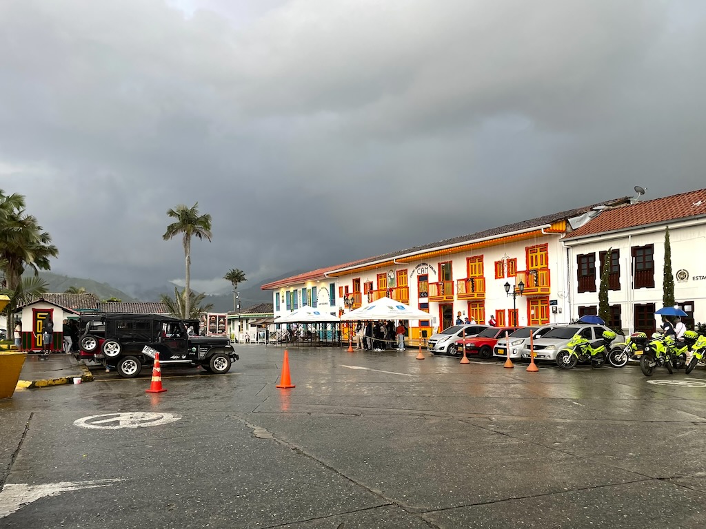 plaza bolivar Salento Quindio Colombia eje cafetero
