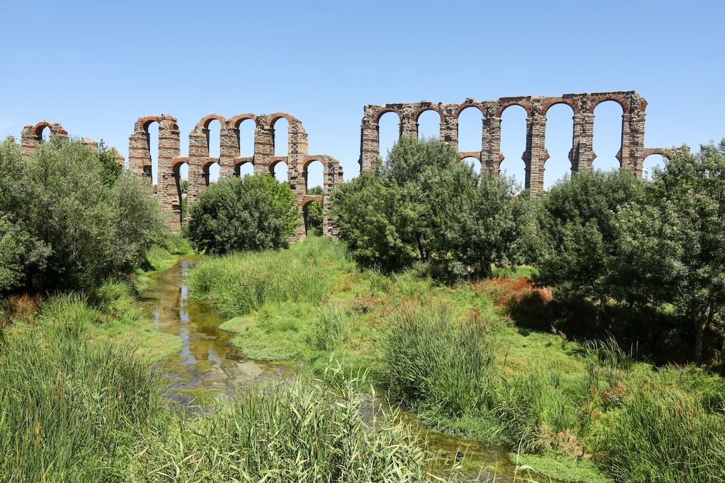 Acueducto de los milagros merida romano