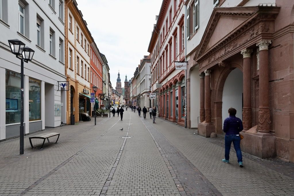 Heidelberg Hauptstrase calle centro
