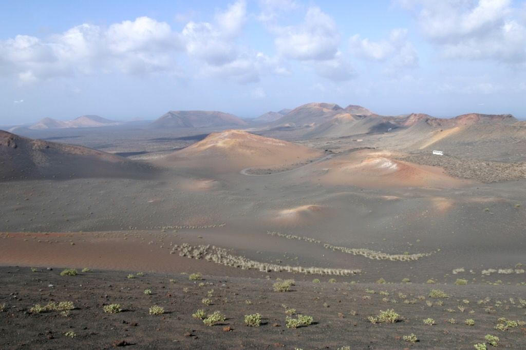 Parque Nacional Timanfaya volcanes en Lanzarote