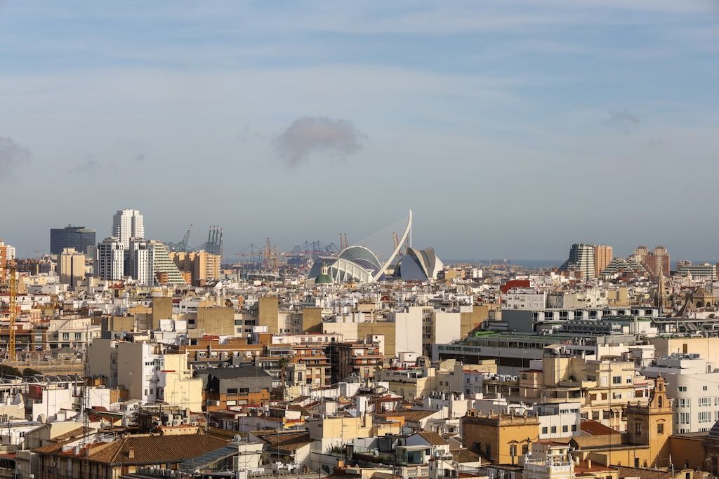 Valencia vistas desde el Miguelete torre catedral