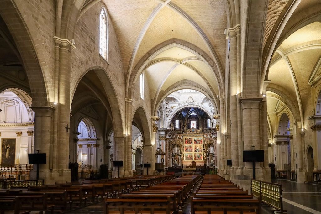 Interior de la catedral de Valencia