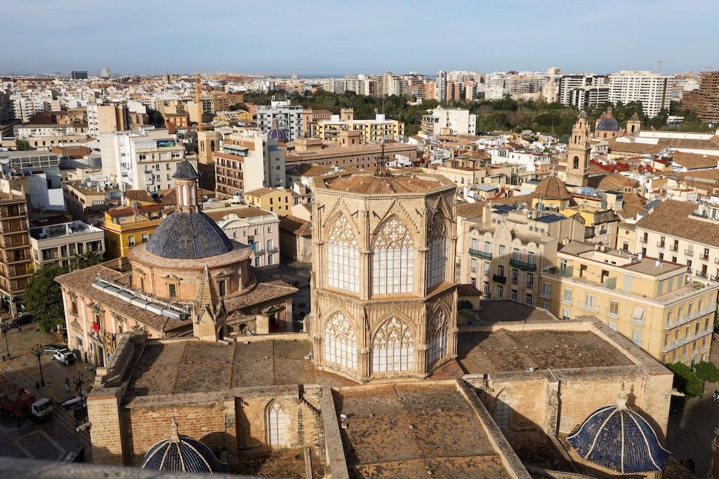 Valencia vistas desde el Miguelete torre catedral