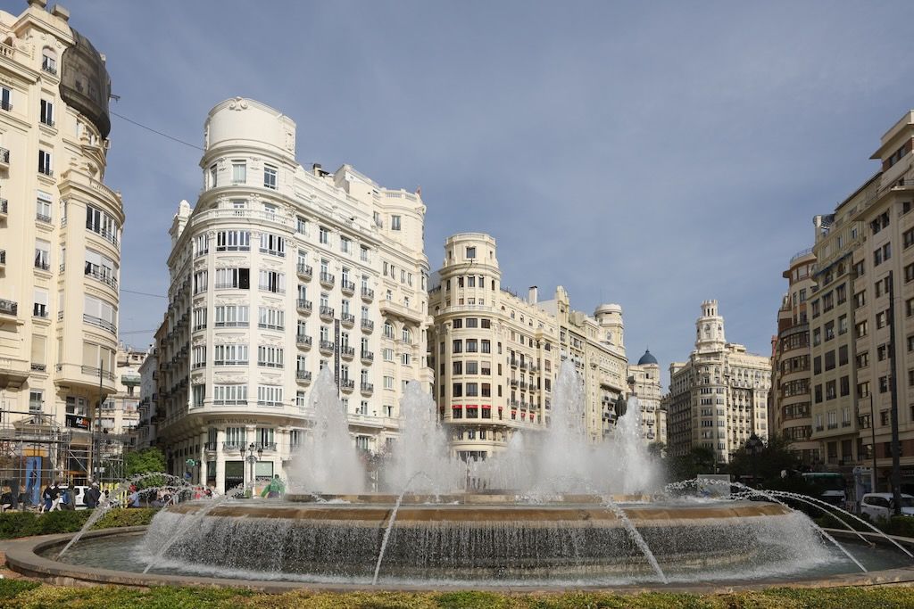 Valencia, plaza del ayuntamiento