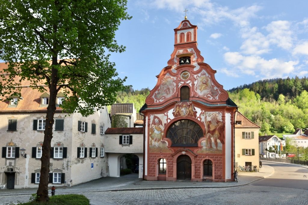 Füssen Iglesia Espíritu Santo ruta romantica