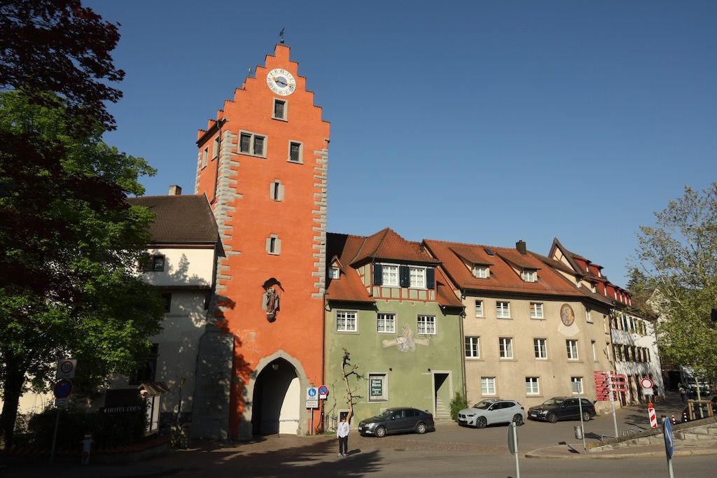 Puerta Alta o Stadttor zur Oberstadt Meersburg Alemania