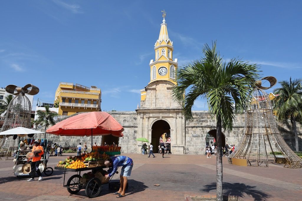 Puerta del Reloj Cartagena de Indias Colombia