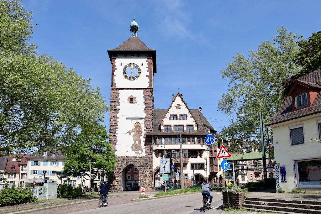 Schwabentor puerta medieval Friburgo Brisgovia Alemania