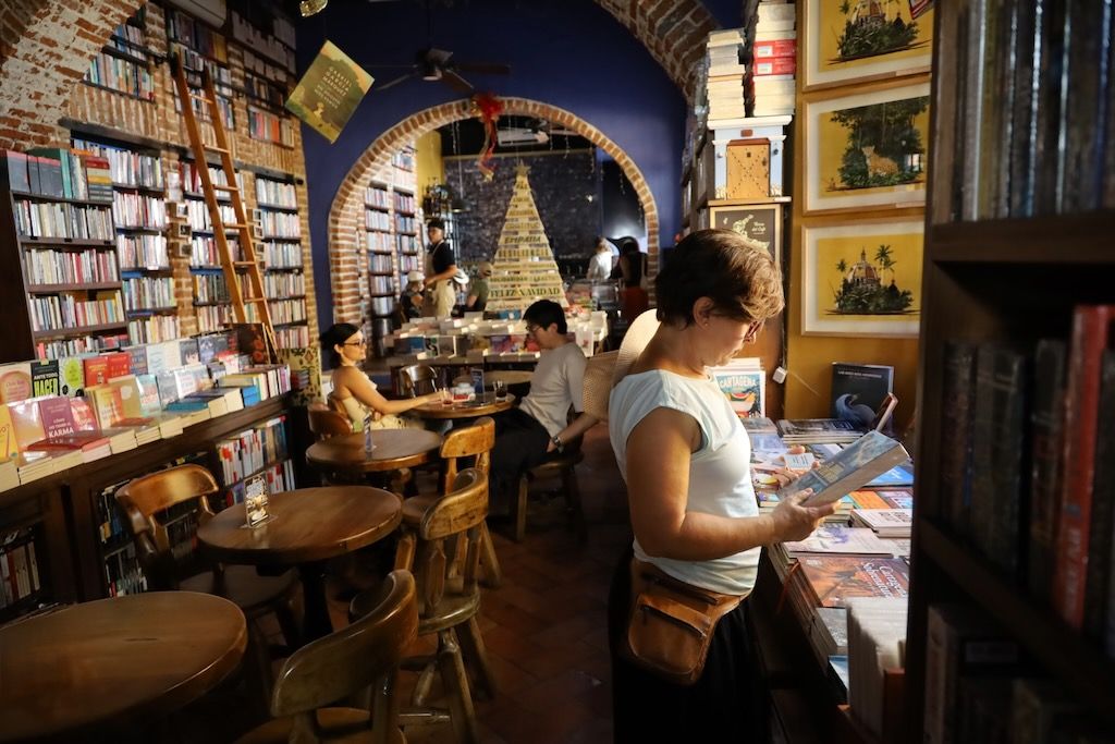 abaco cafe libros Cartagena de Indias Colombia