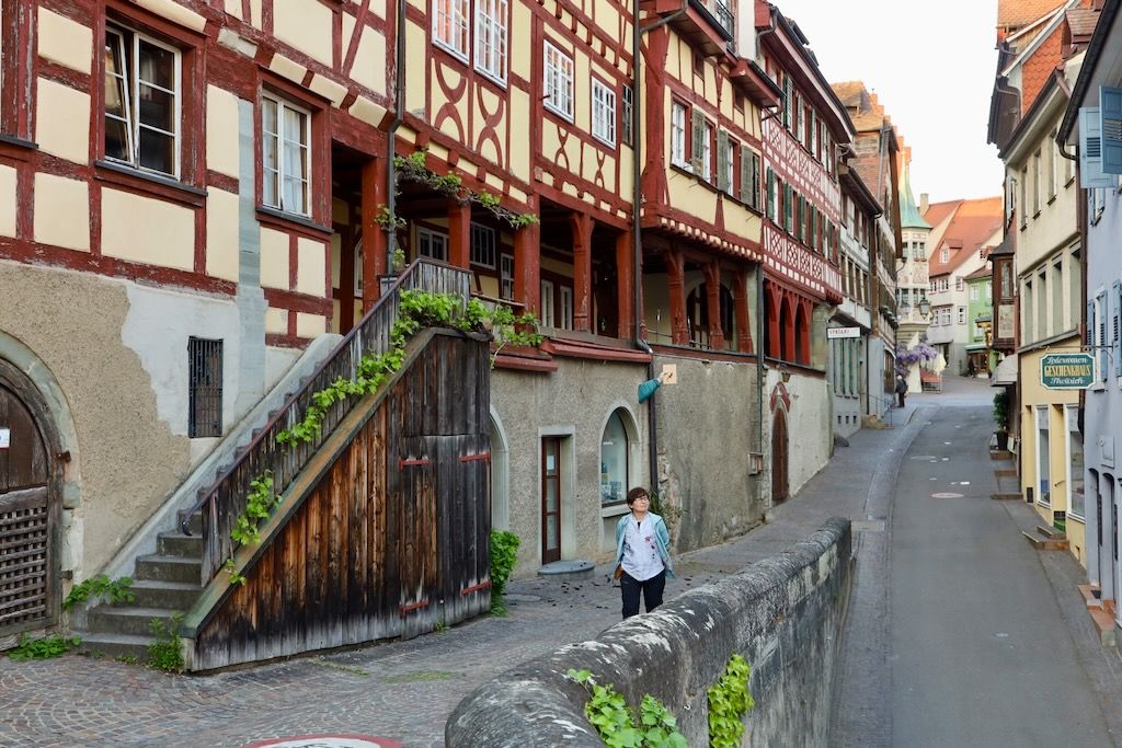 calle Steigstraße Meersburg Alemania