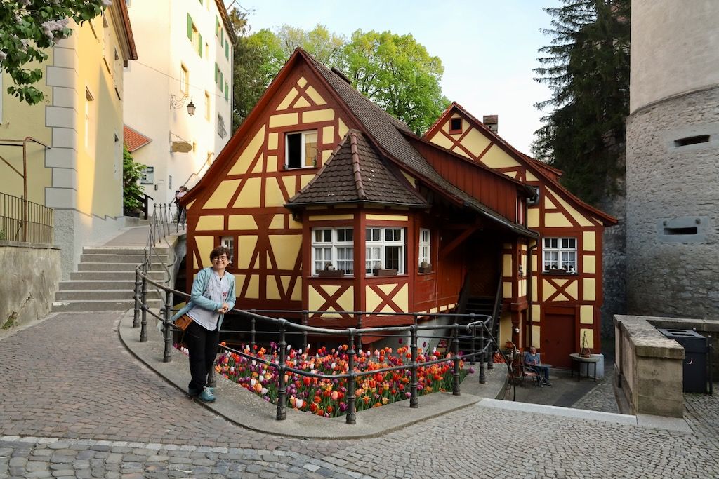 calle Steigstraße Meersburg Alemania