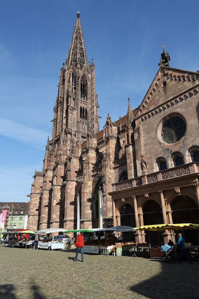 catedral Friburgo Brisgovia Alemania Münsterplatz