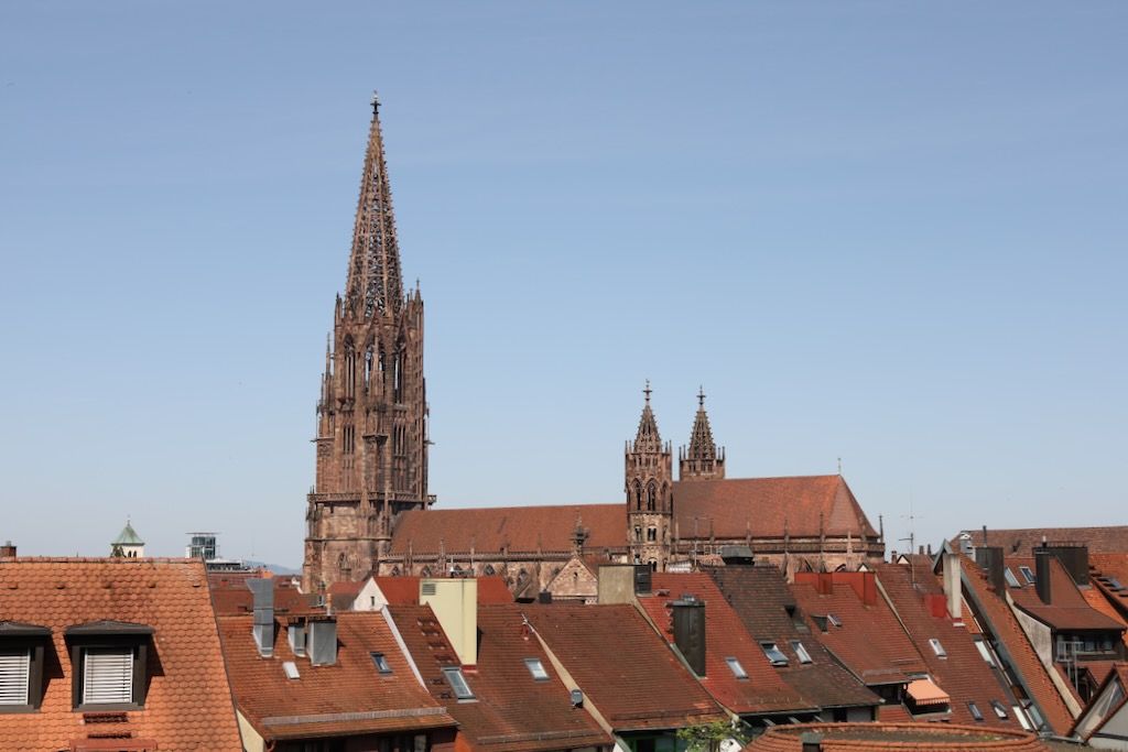 catedral de Friburgo Brisgovia Alemania Monte Schlossberg