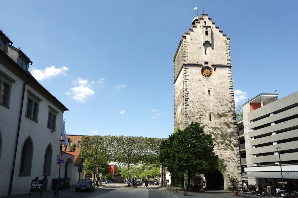 torre medieval Untertor Ravensburg lago Constanza