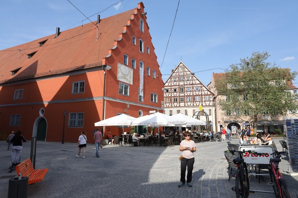 Antiguo mercado (Alte Schranne) Nördlingen Ruta Romántica Alemania
