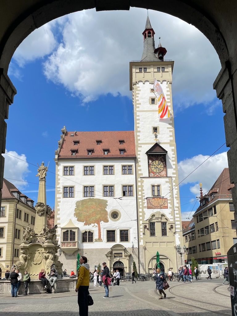 Ayuntamiento Wurzburgo Ruta Romantica Alemania