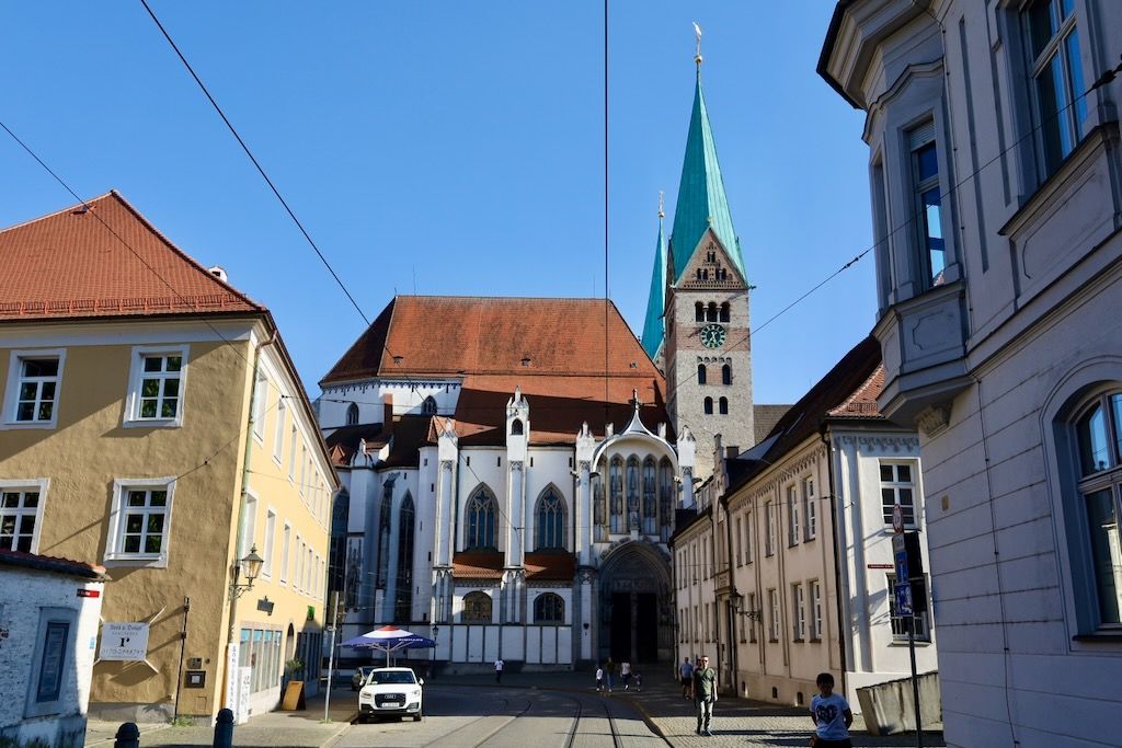 Exterior Catedral de Augsburgo Dom St Maria ruta romantica alemania