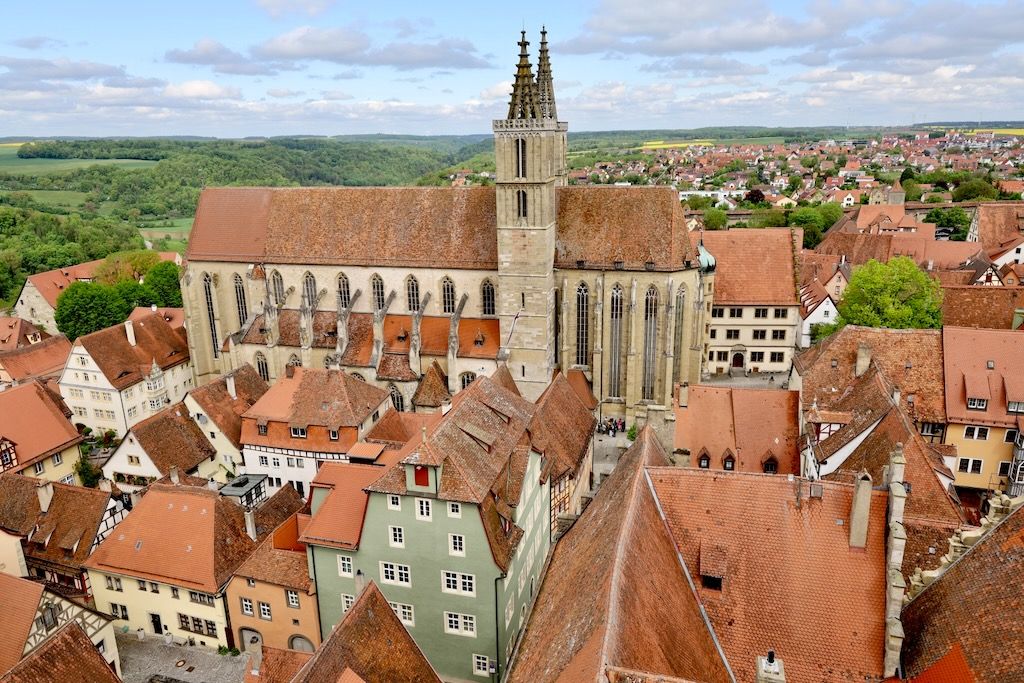 Catedral de San Jacobo Rothenburg ob der Tauber Ruta Romantica Alemania