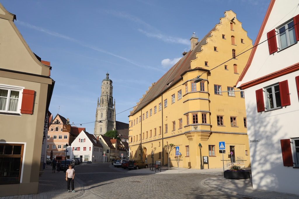 Hallgebäude o casa de la sal Nördlingen Ruta Romántica
