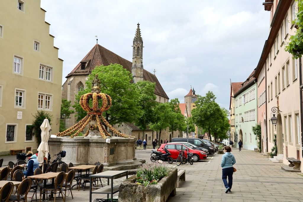Iglesia Franciscanos Rothenburg ob der Tauber Ruta Romantica Alemania