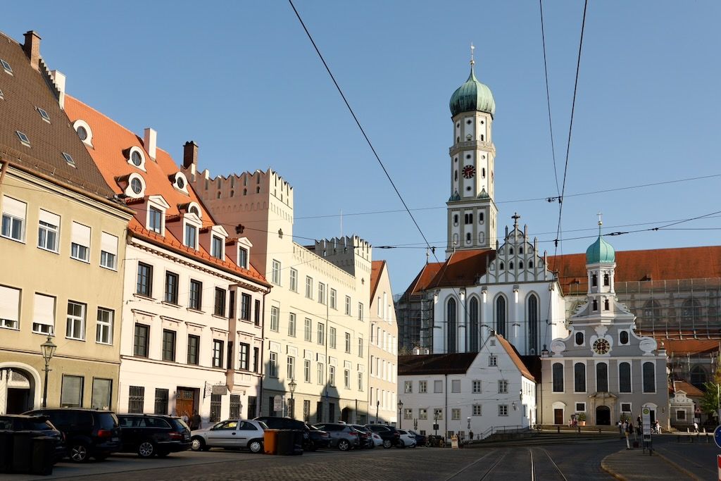 Iglesia San Ulrico Afra St Ulrich und Afra Augsburgo ruta romantica alemania