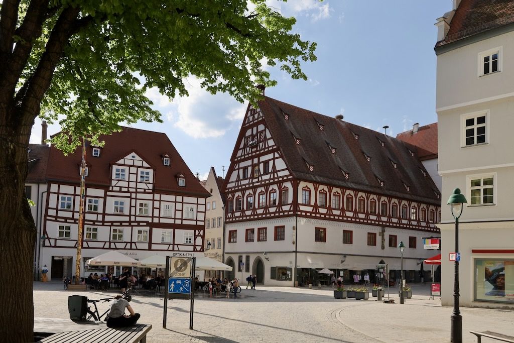 Marktplatz Nördlingen Ruta Romántica Alemania