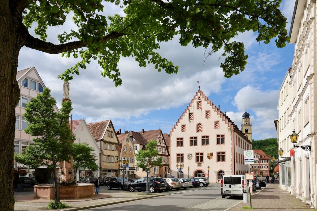 Plaza Hans-Heinrich-Ehrler-Platz Bad Mergentheim ruta romantica alemania