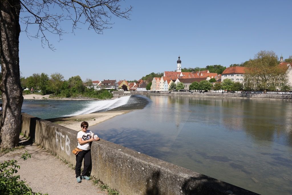 Presa río Lech Landsberg am Lech ruta romantica alemania