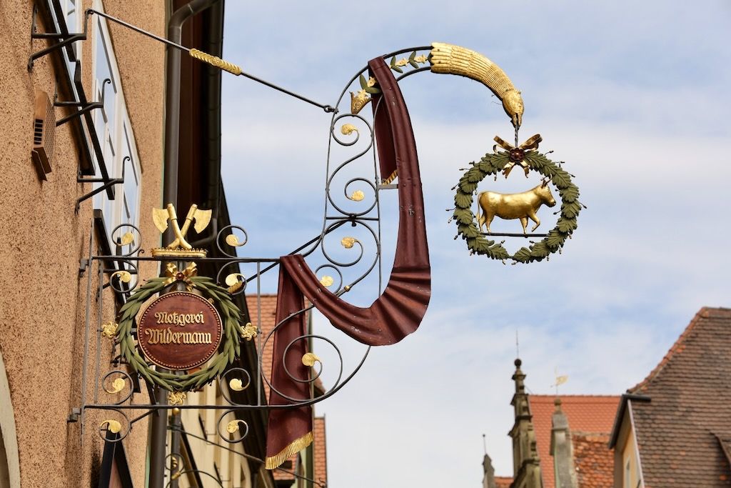 Obere Schmiedgasse Rothenburg ob der Tauber Ruta Romantica