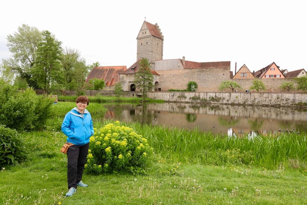 Rothenburger Tor y murallas Dinkelsbühl Ruta Romántica