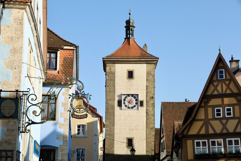 Torre Siebersturm Rothenburg ob der Tauber Ruta Romantica