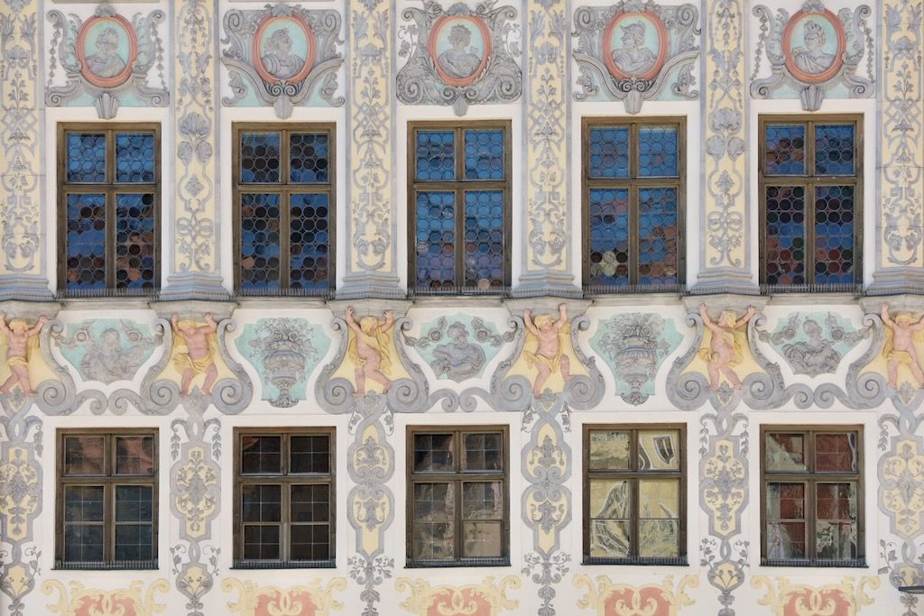 fachada ayuntamiento Landsberg am Lech ruta romantica alemania