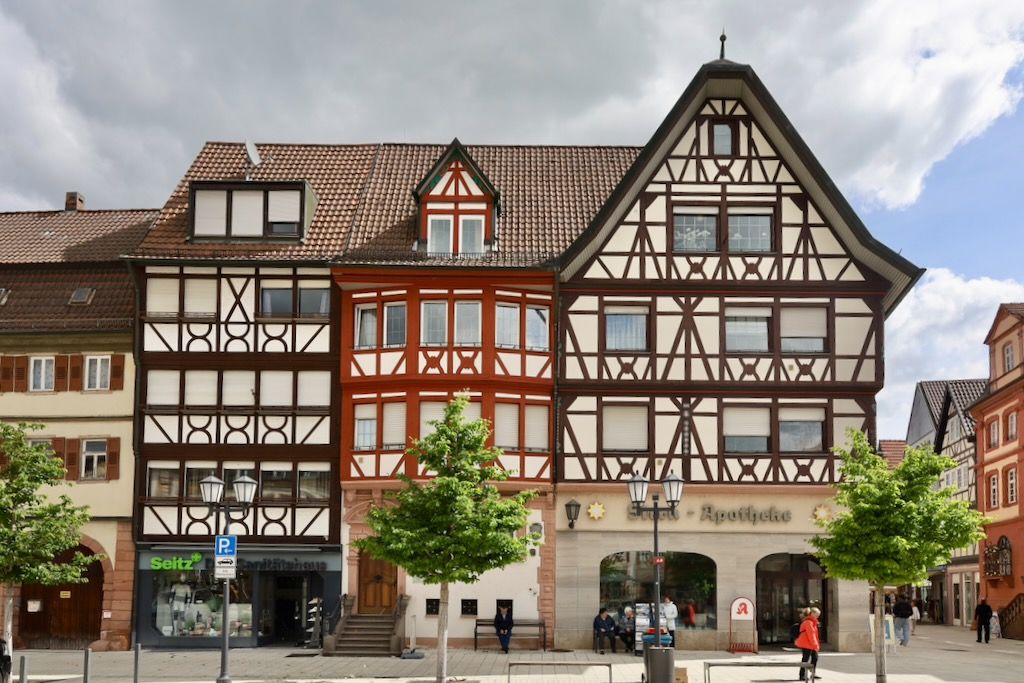 plaza mercado Tauberbischofsheim Ruta Romantica Alemania