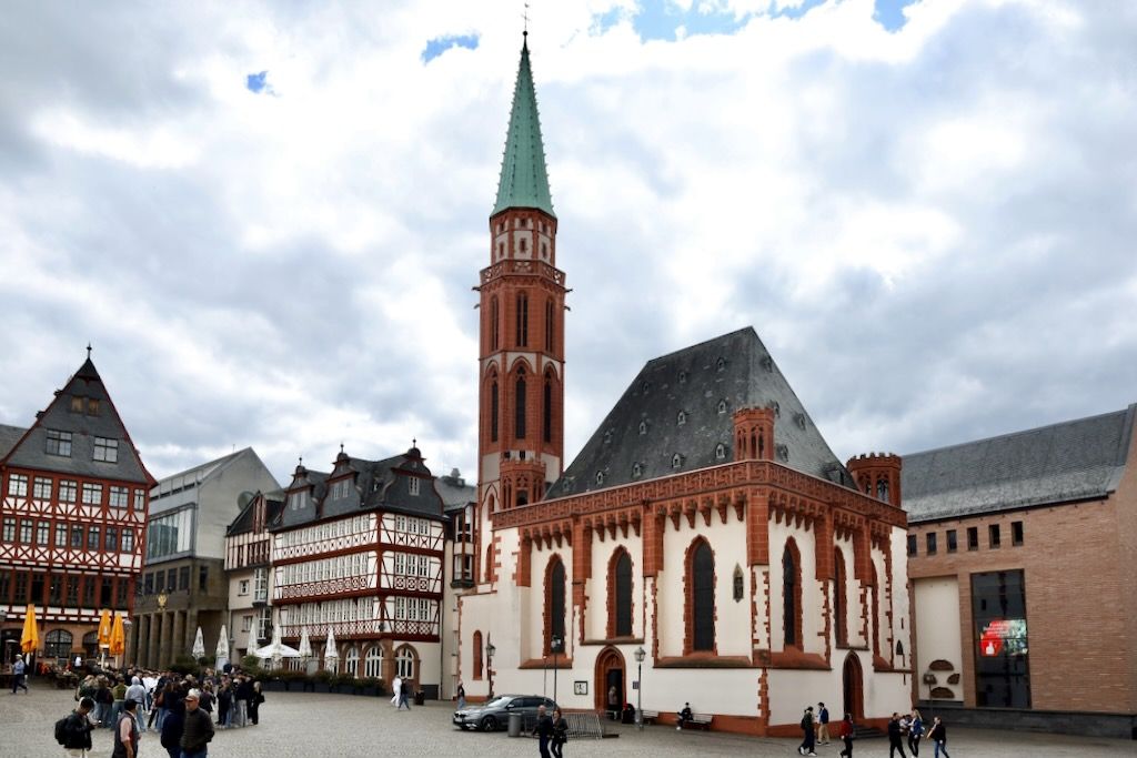 Iglesia San Nicolás Nikolaikirche Francfort del Meno Alemania Frankfurt