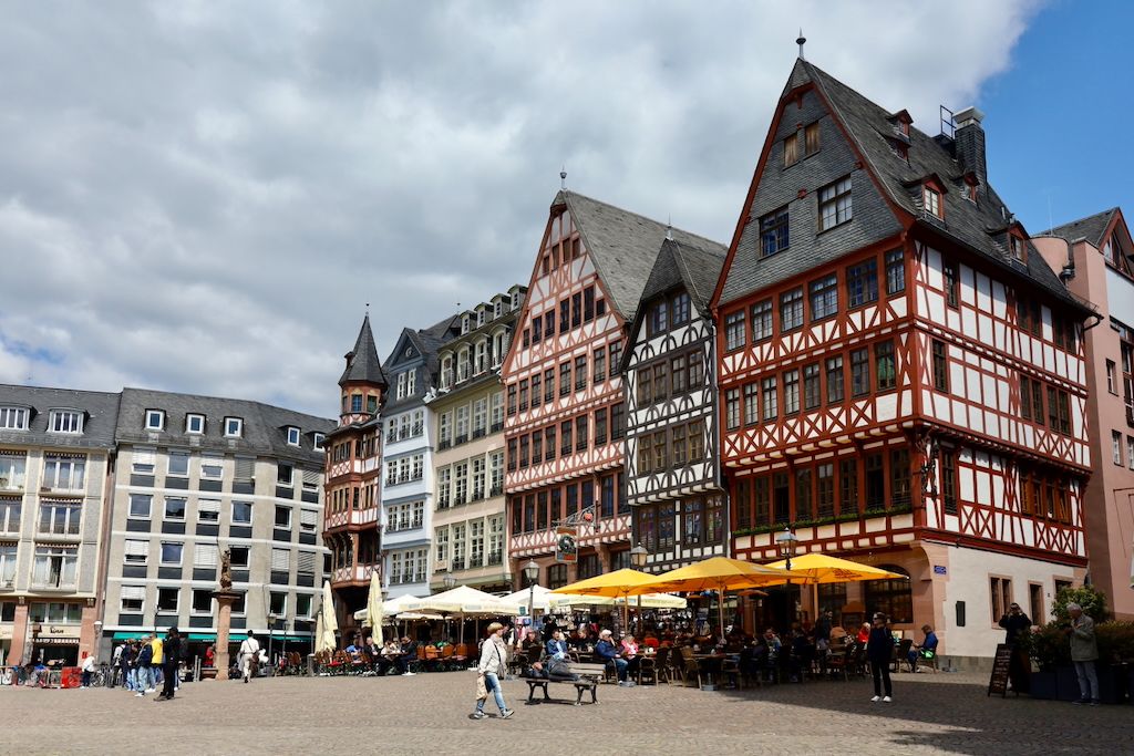 Plaza Römerberg Francfort del Meno (Frankfurt) Alemania