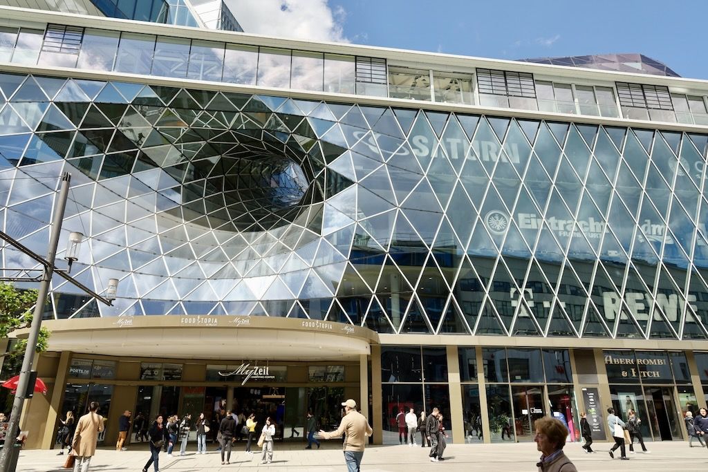 centro comercial MyZeil Francfort del Meno Alemania Frankfurt