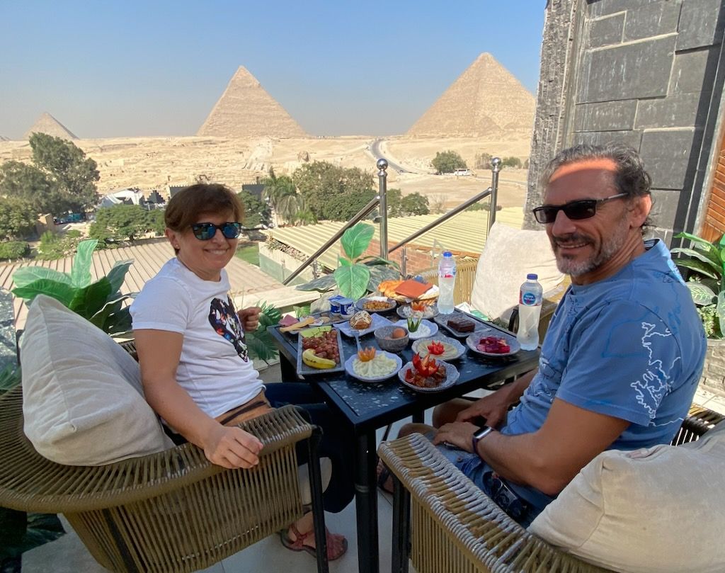 Donde dormir en el Cairo hotel cerca piramides