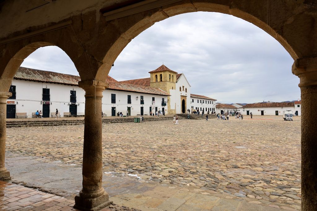 Iglesia parroquial Nuestra Señora del Rosario Villa de Leyva Plaza Mayor
