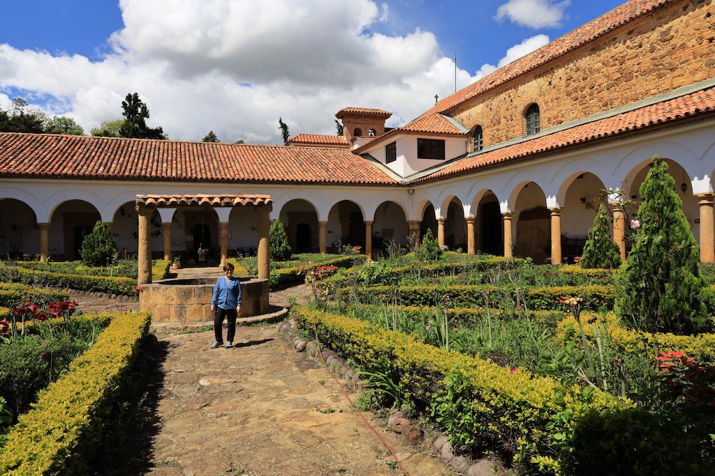 claustro Monasterio de Santo Ecce Homo cerca de villa de leyva boyaca colombia
