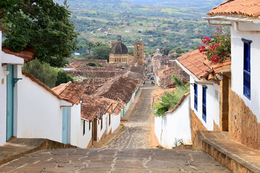 Calle 5 Barichara Santander Colombia