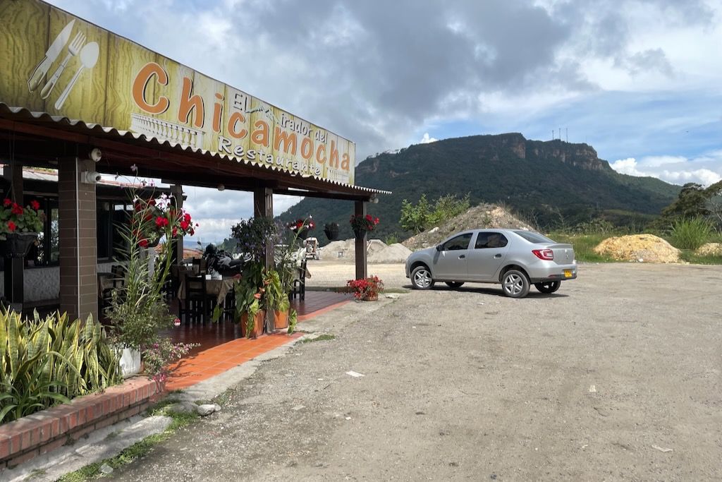 Parada en el Cañon Chicamocha